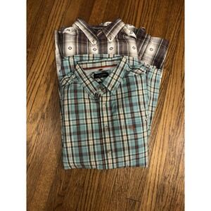 Ariat Pro Men's XXL Long Sleeve Button Down Shirt Western Lot Of 2